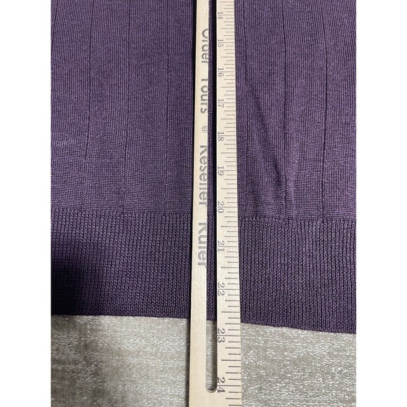 Jennifer Moore Sweater  Women’s Medium Purple Long Sleeve Pullover - Picture 8 of 10